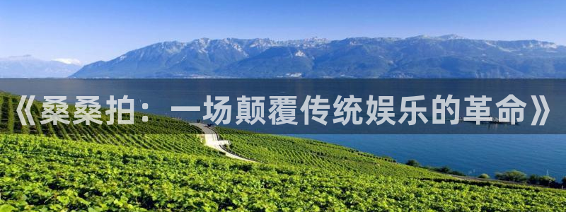 极悦娱乐注册开户：《桑桑拍：一场颠覆传统娱乐的革命》